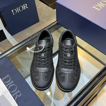 CD 26s B01 Matchpoint Sneaker Black Calfskin Fabric 924617