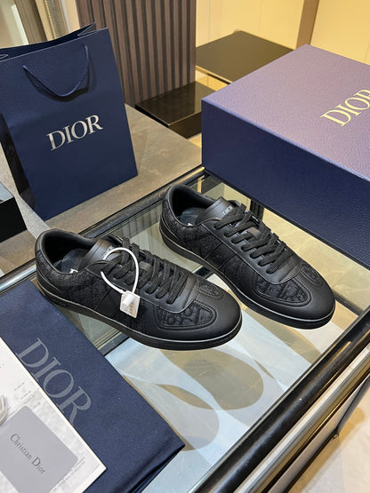 CD 26s B01 Matchpoint Sneaker Black Calfskin Fabric 924617