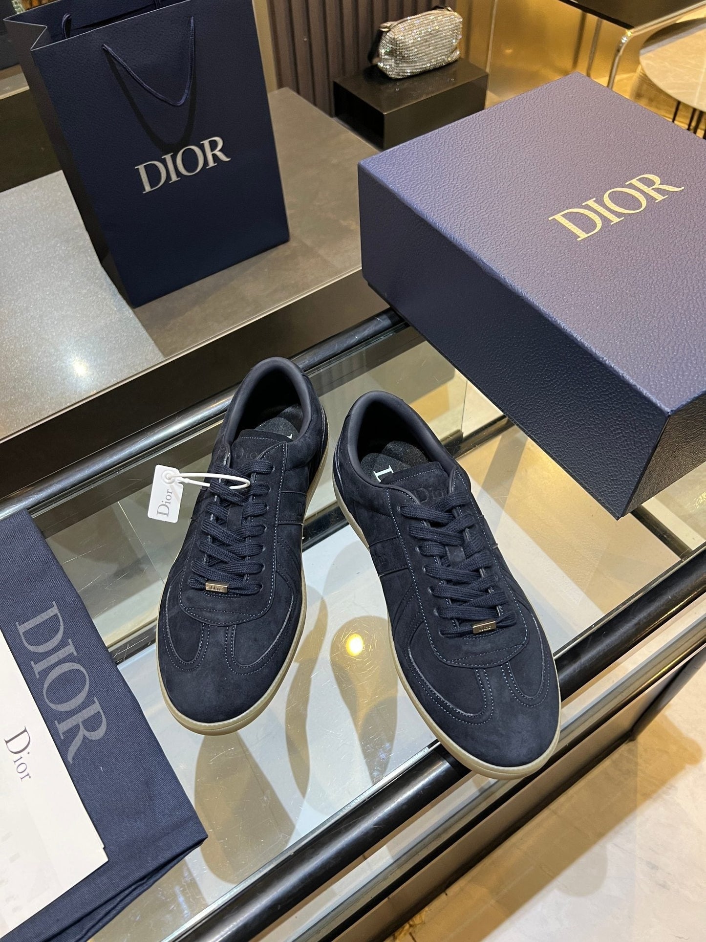 CD 26s B01 Matchpoint Sneaker Dark Blue Suede 924618