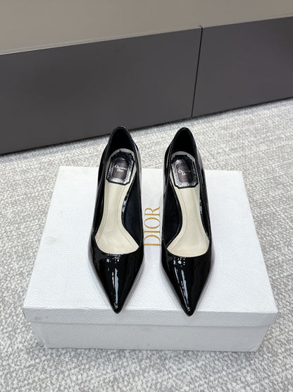 CD 26s High Heels Pump 85 Black Patent Leather 661472