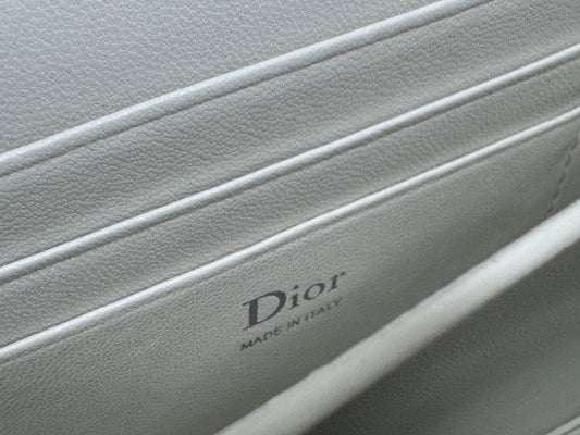 Dior 2026 Dioramour My Dior Bag 21cm White Lambskin 158285