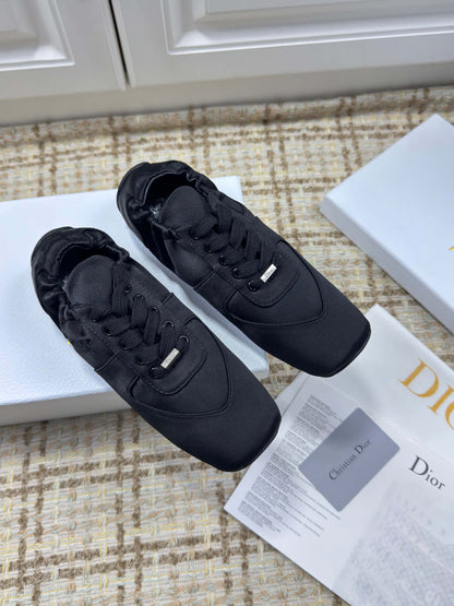 CD 26s Cœur Sneaker Black Satin 695457