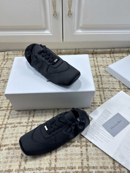 CD 26s Cœur Sneaker Black Satin 695457