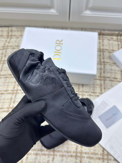 CD 26s Cœur Sneaker Black Satin 695457