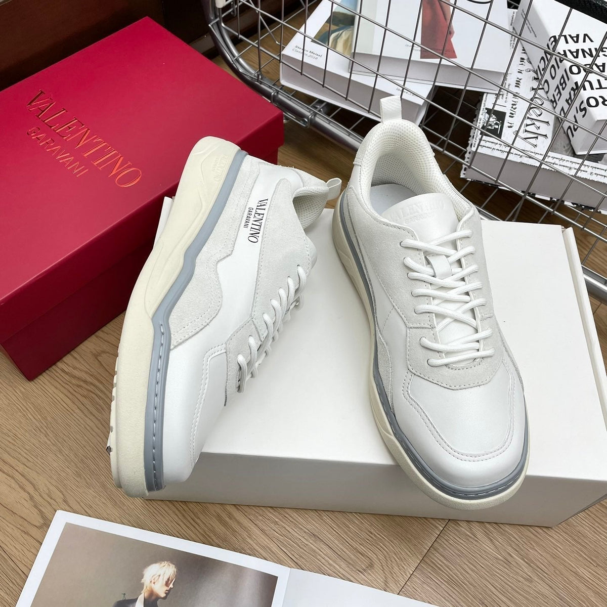Gumboy Calfskin Sneaker White 990119