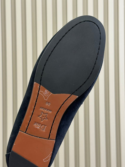 CD Alps Dior Boy Loafer Black Suede Wool 561810