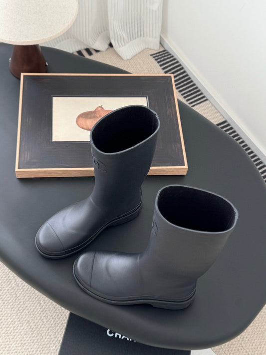 CC 26s Rain Boots Black Rubber 927127