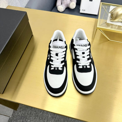 CC 24C Cruise Sneakers Black White Suede Cotton 980933