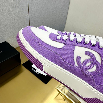 CC 24C Cruise Sneakers Purple White Cotton 980939