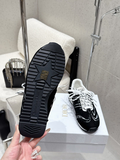CD D-Sketch Sneaker Black Nubuck Leather 554389