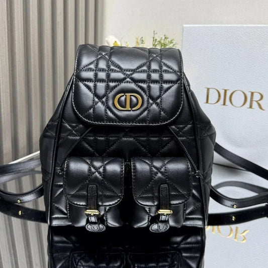 Dior 2026 Caro Backpack 26.5cm Lambskin