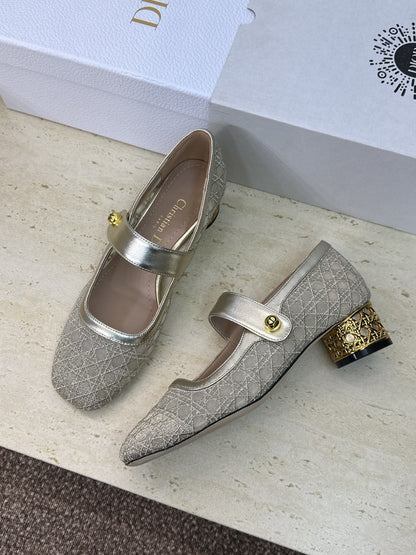 CD 26 Lolita High Heels 40 Sliver Mesh Gold 633051
