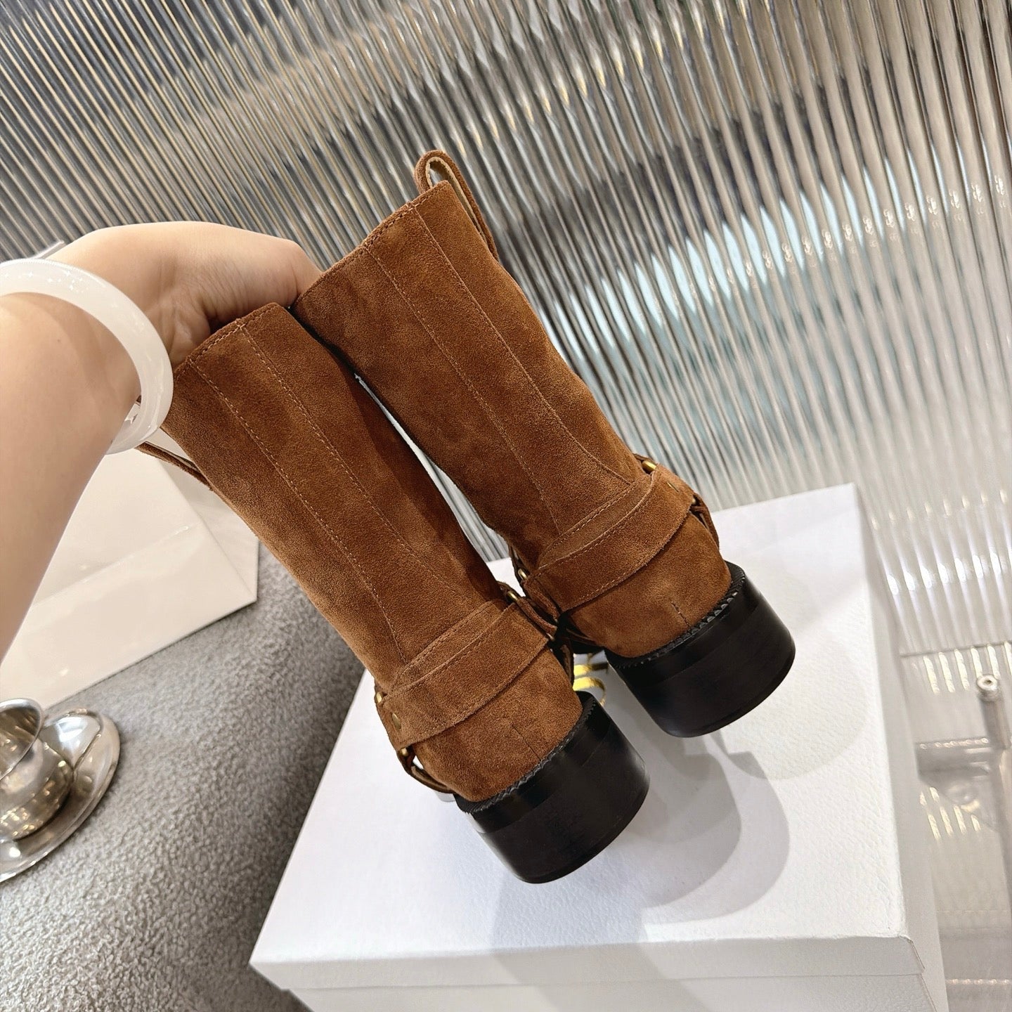 CD 26s Bolt Ankle Boot Brown Suede 924110