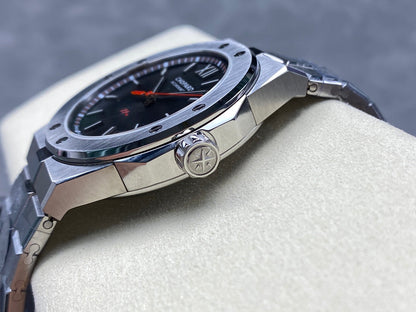 Alpine Eagle 41mm Silver Black Dial