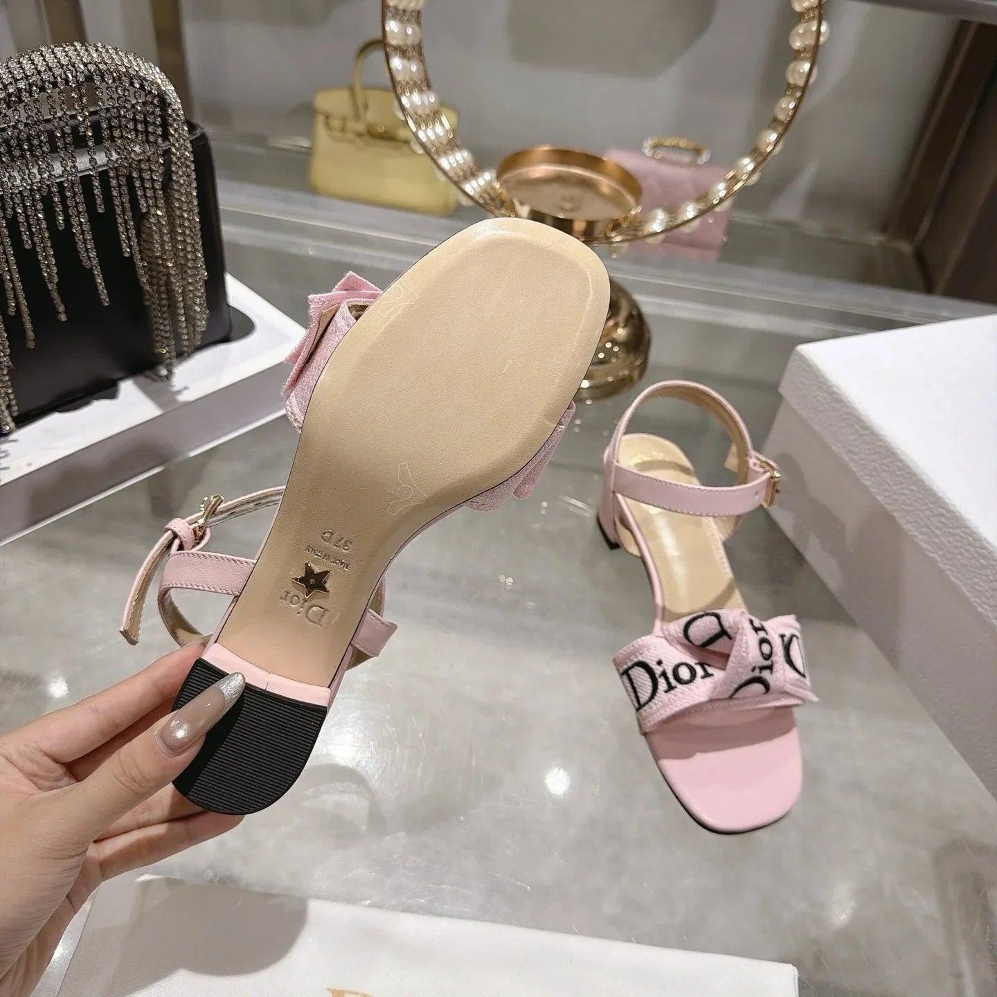 Dior 2026 J'Adior Sandal Fabric Leather 901715