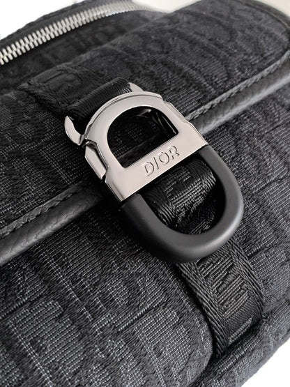 Dior 8 Waist Bag Black Frabic 336248
