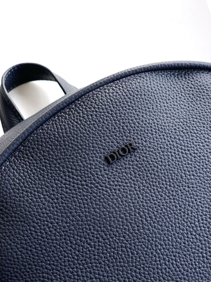 Dior Rider 2.0 Zipper Backpack Navy Blue Cowhide 336239