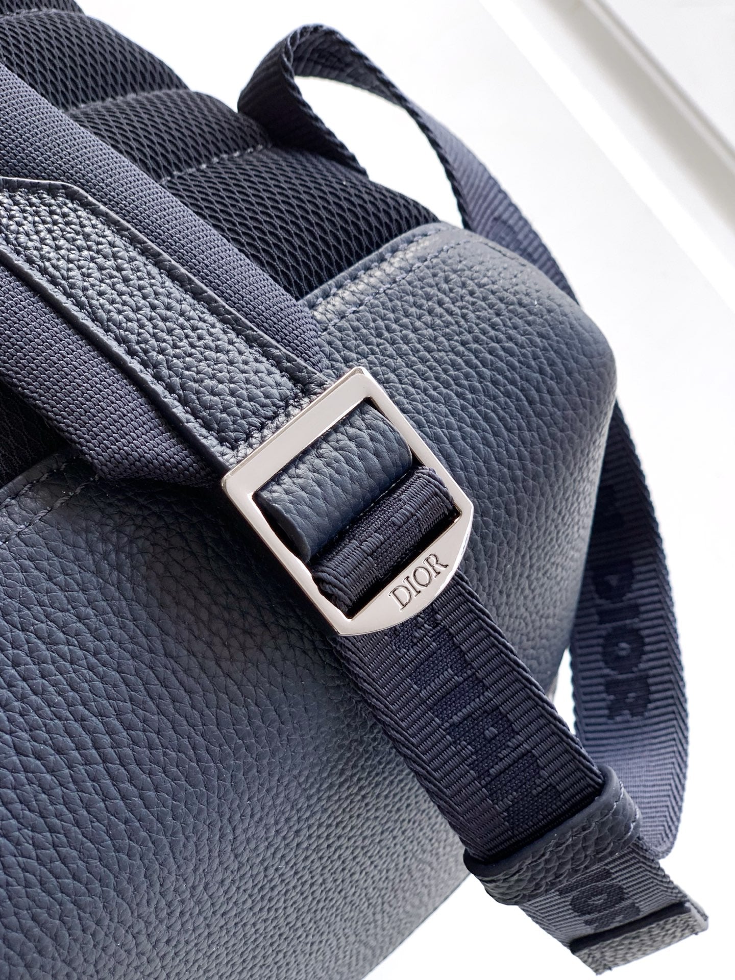 Dior Rider 2.0 Zipper Backpack Navy Blue Cowhide 336239