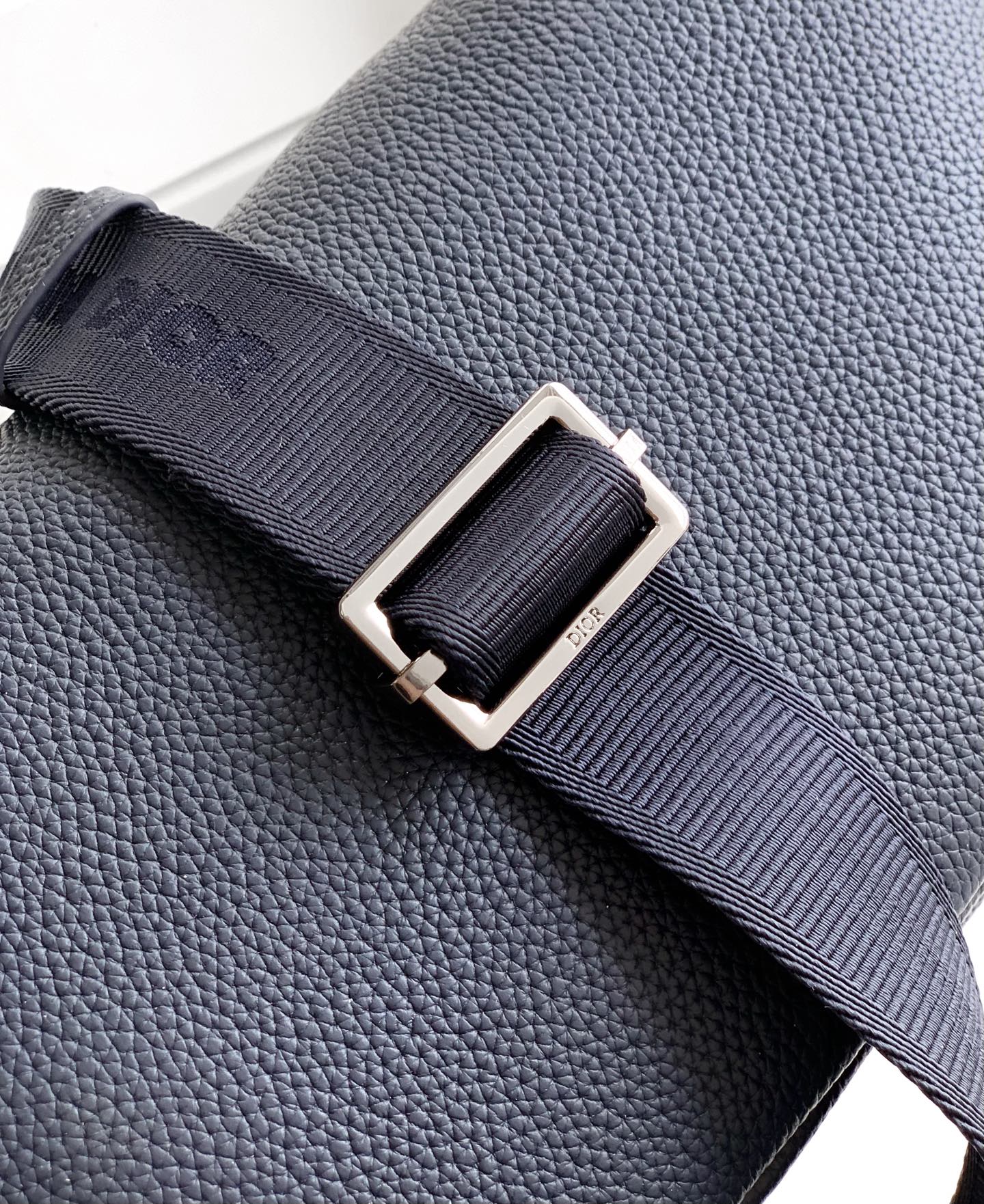 Dior Rider 2.0 Zipper Waist Bag Navy Blue Cowhide 336242