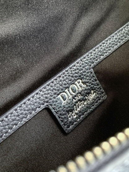 Dior Rider 2.0 Zipper Waist Bag Navy Blue Cowhide 336242