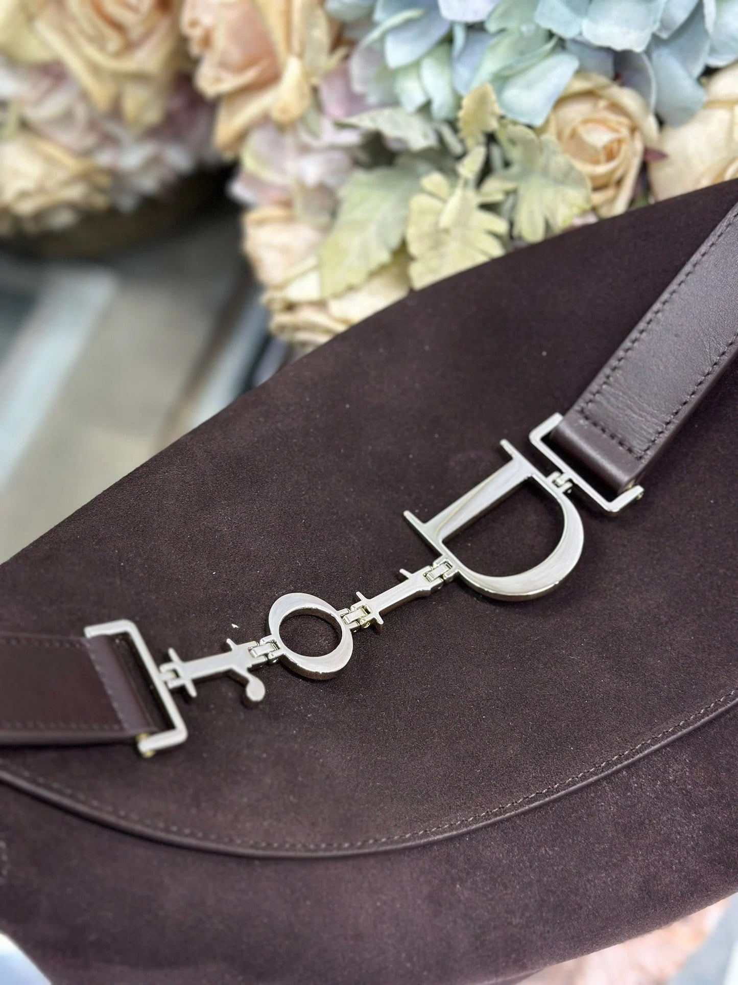CD 2026 Bag 39cm Suede Leather 288377
