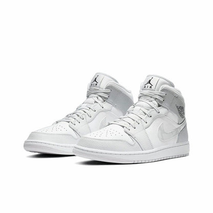Jordan 1 Mid White Camo Sneakers - Heritage Edition | Exclusive Drop