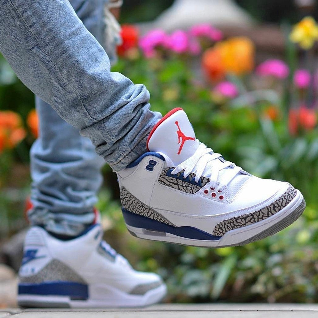 Jordan 3 Retro True Blue Sneakers - All-Day Comfort | Hype Sneaker