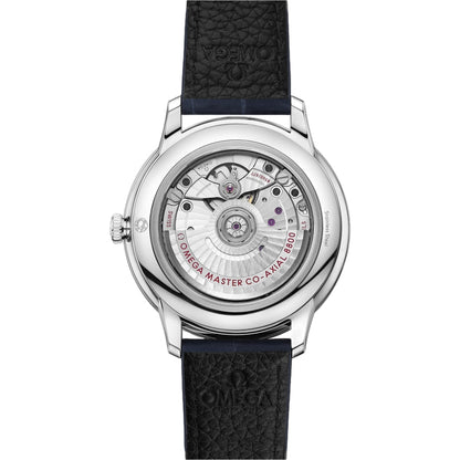 De Ville Prestige 40mm - Blue on Leather Strap