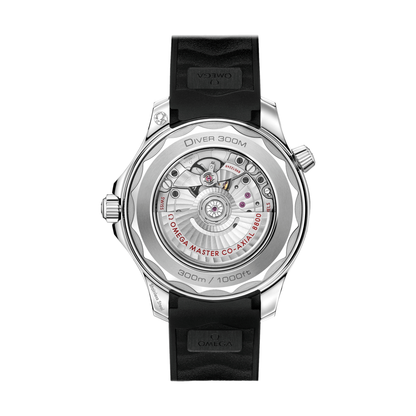 Seamaster Diver 300M 42mm - Black on Rubber Strap