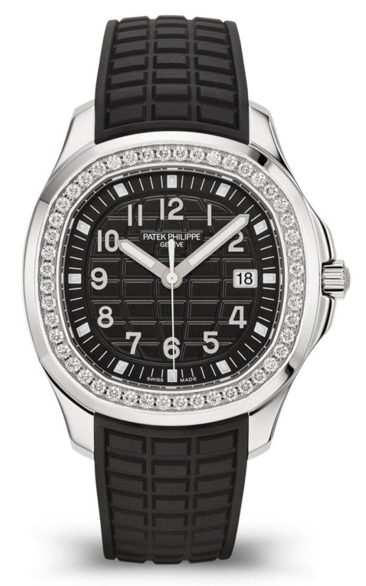 Patek Philippe Aquanaut Luce Black Dial Steel Case With Diamonds - Ref# 5267 - 200A-001