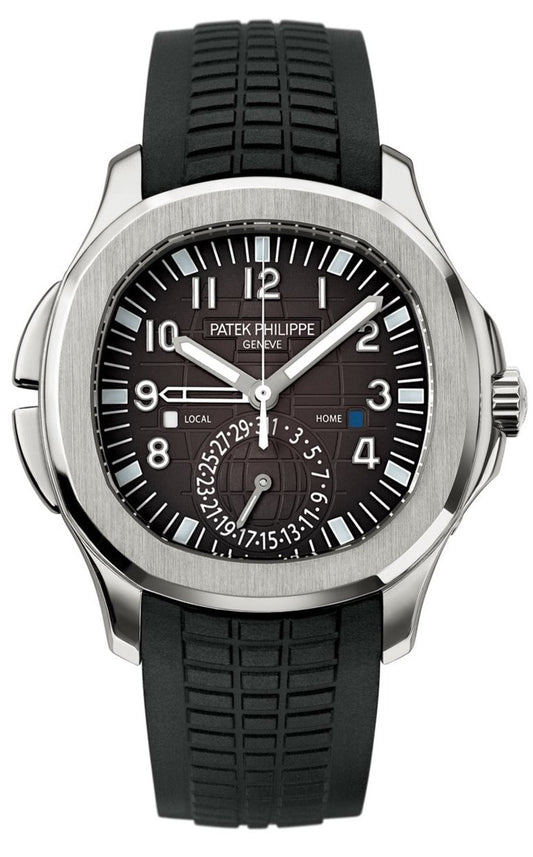 Patek Philippe Aquanaut Stainless Steel - Dual Time - Ref# 5164A-001