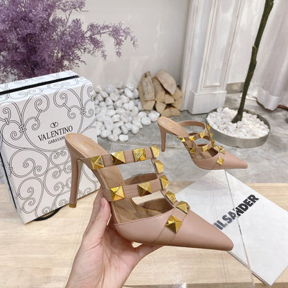 Valentino Pump Mule High Heel 95mm Sheepskin 239527