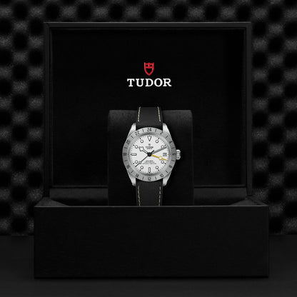 Black Bay Pro GMT 39mm - Opaline on Rubber/Leather Strap