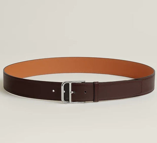 HM Roman Belt 35mm Havana Brown Calfskin