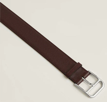 HM Roman Belt 35mm Havana Brown Calfskin
