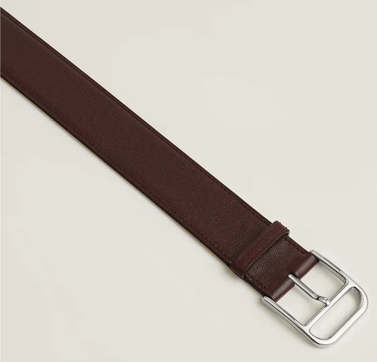 HM Roman Belt 35mm Havana Brown Calfskin