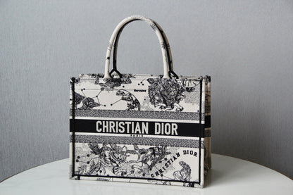 Medium CD Book Tote 36cm Hercules White