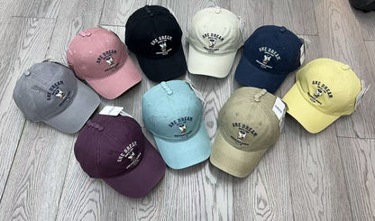 Embroidered Bear Baseball Cap