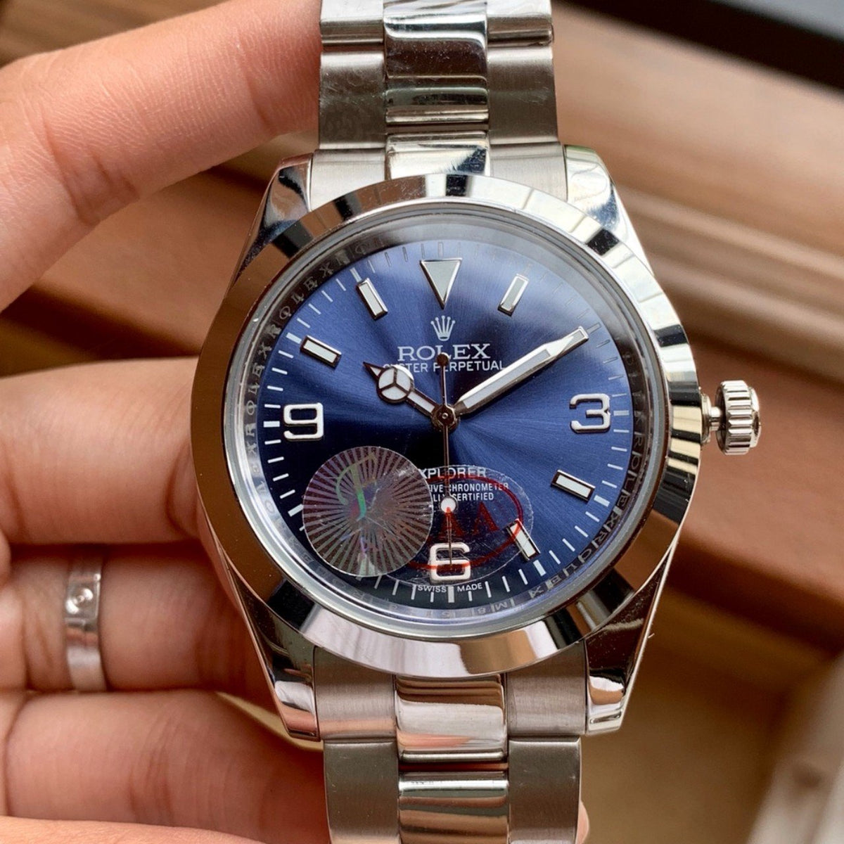 EXPLORER STAINLESS STEEL OYSTER BRACELET