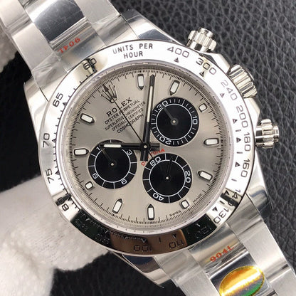 DAYTONA STAINLESS STEEL GREY RACING DIAL