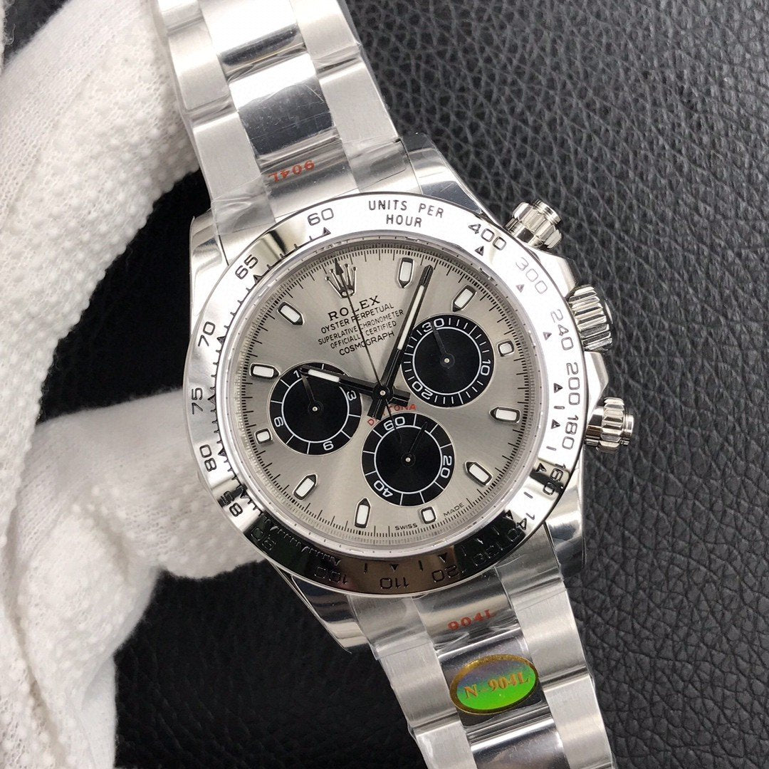 DAYTONA STAINLESS STEEL GREY RACING DIAL