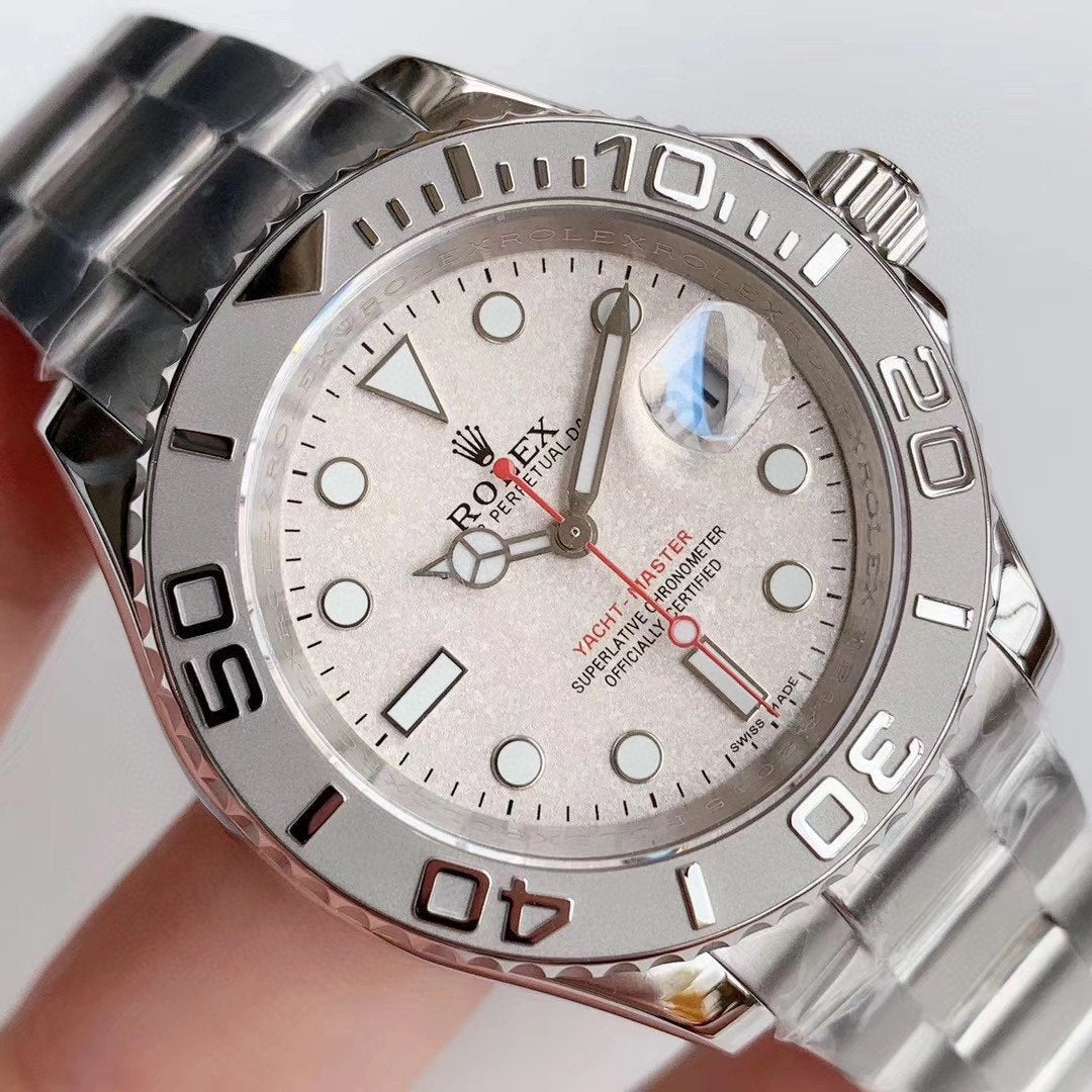 YACHT-MASTER 16622F STAINLESS STEEL WHITE DIAL